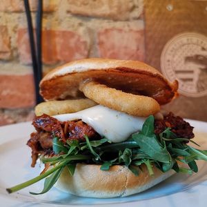 Vegan burger social media) at The United Tastes of America in Poznan