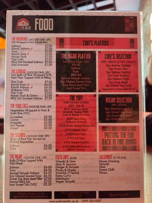  at Sushi Me Rollin' in Newcastle Upon Tyne