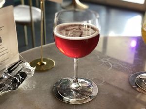 Pomegranate mimosa  at Cyth & Co in Oakland Park