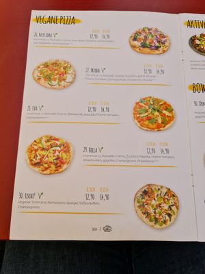 Alle veganen Pizzen 🍕 at Der Holzofen in Bayreuth