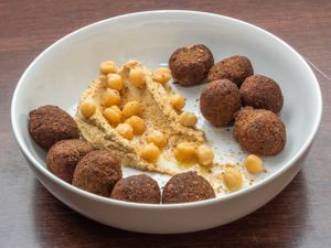 Falafel Order at Bacan Vegan Bowls in Mexico City