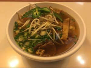 vegan pho at Loving Hut - Westfield Mall Food Emporium in San Francisco