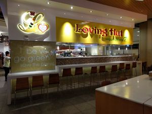 Loving Hut kiosk at Loving Hut - Westfield Mall Food Emporium in San Francisco