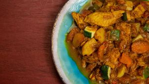 Curry "Chicken" at Jam Delish in North London