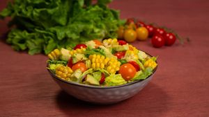 Loaded Garden Salad at Jam Delish in North London