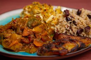 Jam Delish Dinner Spread at Jam Delish in North London