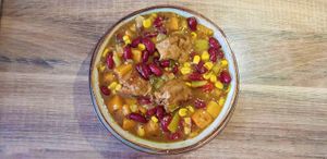 Jerk "Chicken" Soup at Jam Delish in North London