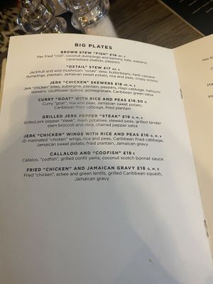 Menu   at Jam Delish in North London