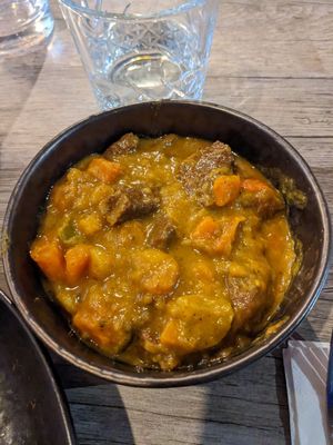 Curry "goat" at Jam Delish in North London