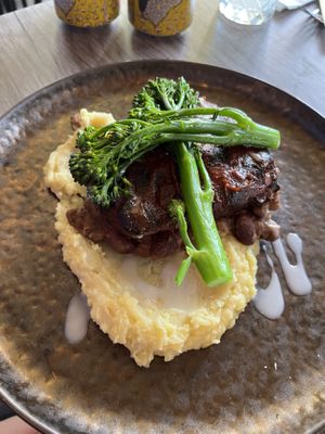 Jerk pepper “steak"  at Jam Delish in North London