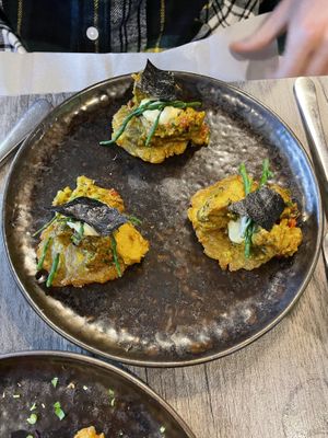 salt fish  at Jam Delish in North London