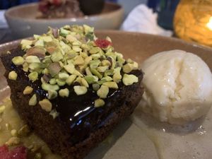Ginger cake  at Jam Delish in North London