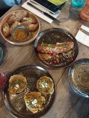 Guys, They ACTUALLY have what's on the menu! For those who know what I mean lol Food is honestly so good I have no idea how they have made vegan food taste like real saltfish, chic at Jam Delish in North London