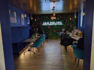 Inside of Jam Delish at Jam Delish in North London