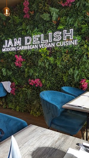 Wall at Jam Delish in North London
