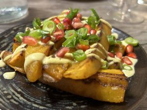 Plantain fries   at Jam Delish in North London
