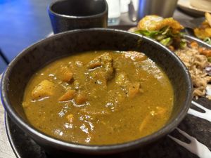 Goat curry   at Jam Delish in North London