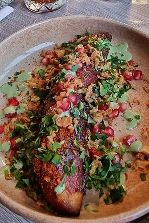 Bbq jerk plantain at Jam Delish in North London