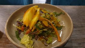 Mango Salad at Jam Delish in North London
