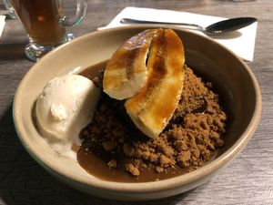 Banana cake  at Jam Delish in North London