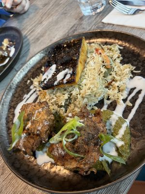 Tofu fish*  at Jam Delish in North London