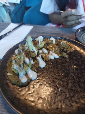 Lemon and pepper cauliflower at Jam Delish in North London