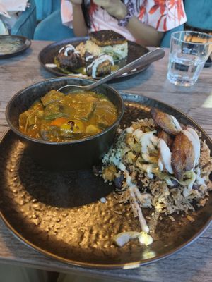 Curry "goat" at Jam Delish in North London