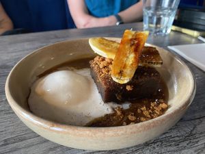 Banana cake  at Jam Delish in North London