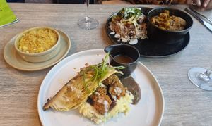 Mains at Jam Delish in North London