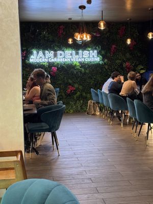 Decor  at Jam Delish in North London