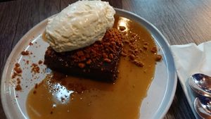 Banana cake at Jam Delish in North London