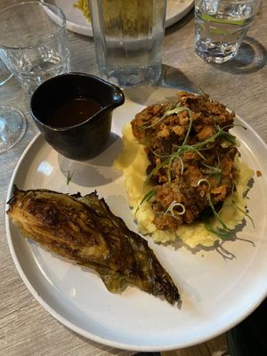 Caribbean Fried "Chicken" and Jamaican Gravy  at Jam Delish in North London