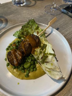 Grenadian Guava Pepper "Scallops"  at Jam Delish in North London