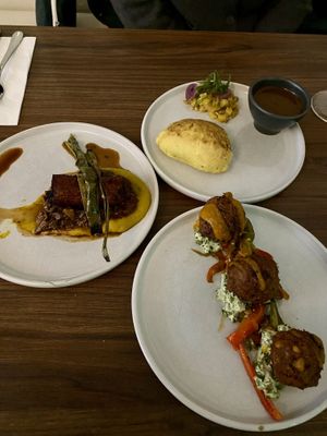 Fish cakes were amazing!  at Jam Delish in North London