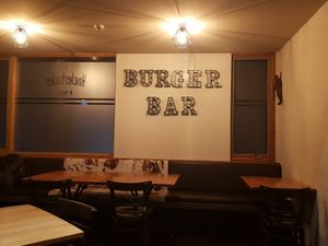 Inside at Burger Bar in Thredbo