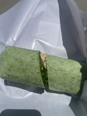 Vegan hummus wrap  at Roadrunner Grab+Go in Joshua Tree