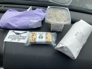 Love the cute shirt   at Roadrunner Grab+Go in Joshua Tree