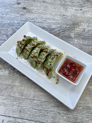 dumplings  at Loving Hut in St Kanzian