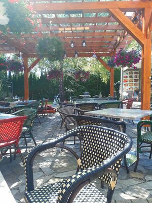 Neu gestalteter Gastgarten at Loving Hut in St Kanzian