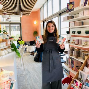 The shop  at La Clairière Bien-Etre in Pantin