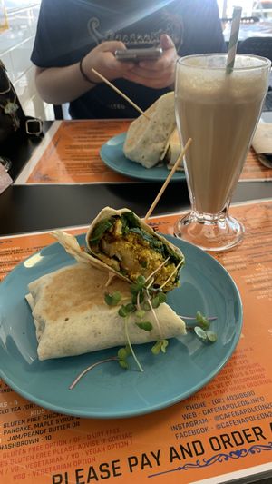   at Cafe Napoleon in Warners Bay