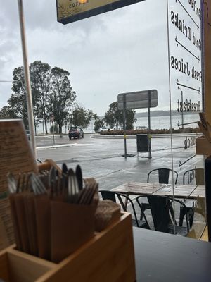   at Cafe Napoleon in Warners Bay