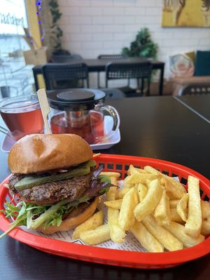   at Cafe Napoleon in Warners Bay