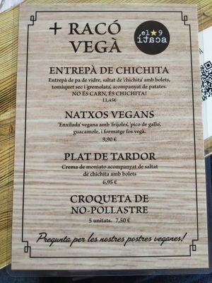 Carta at Mitica la Vella in Terrassa