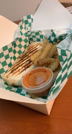 Portabella Wrap at Loving Hut in Tampa