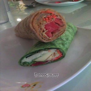 Melody Wrap and Energy Wrap at Loving Hut in Tampa