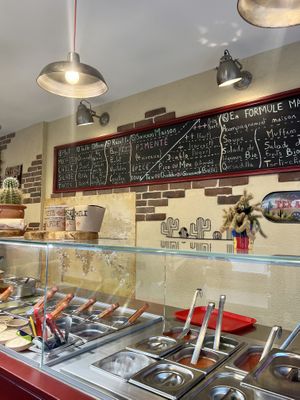 Inside and the Menu  at Tex A Way  in Dijon