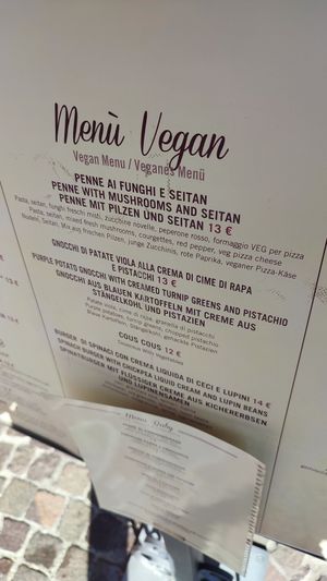Menu at Al Ventitre in Lazise