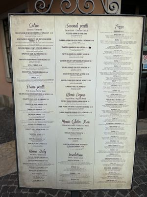 Speisekarte   at Al Ventitre in Lazise