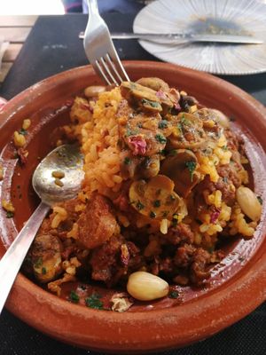 Tajin con carne vexetal at Dükela in Pontevedra